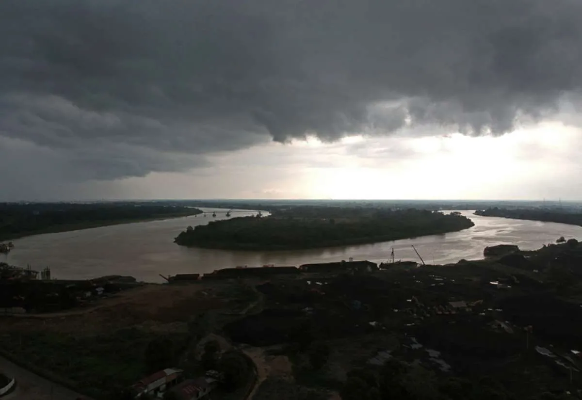 Banjir Belitung surut, warga khawatir buaya masuk permukiman