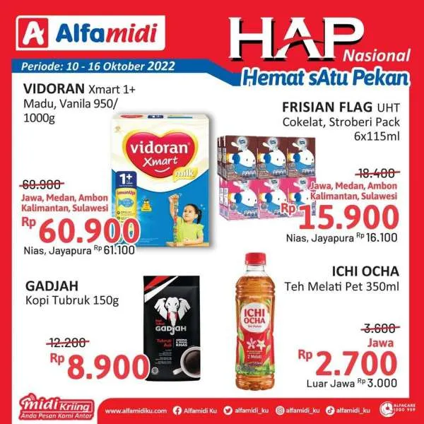 Promo Alfamidi Hemat Satu Pekan Periode 10-16 Oktober 2022