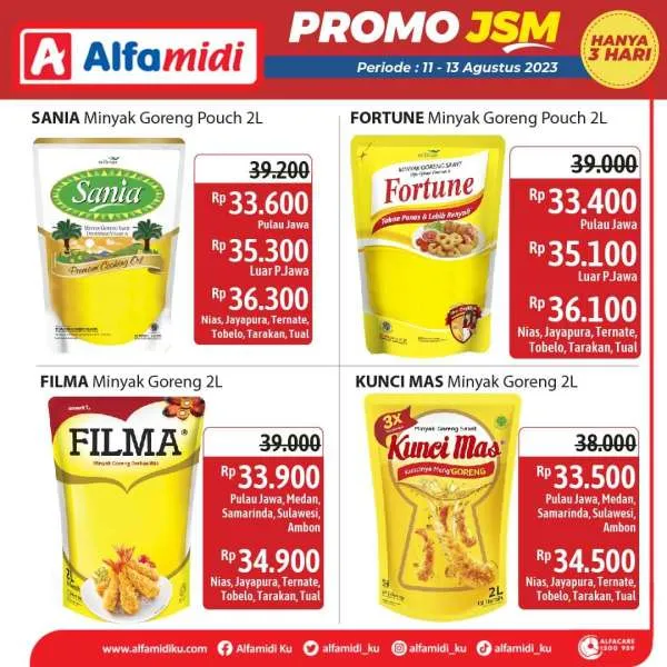 Promo JSM Alfamidi Hanya 3 Hari Periode 11-13 Agustus 2023