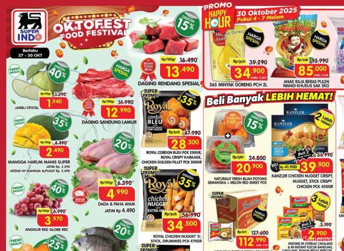 Promo Superindo Weekday 27-30 Oktober 2025, Belanja Hemat di Akhir Bulan