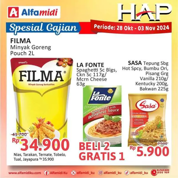 Promo Alfamidi Hemat Satu Pekan Periode 28 Oktober-3 November 2024