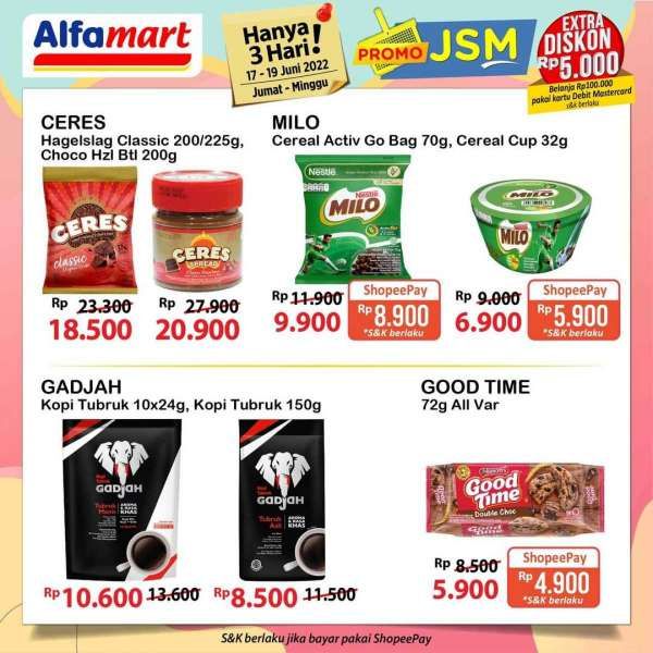 Promo JSM Alfamart Terbaru 17-19 Juni 2022