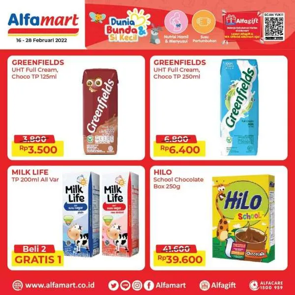 Promo Alfamart Dunia Bunda & Si Kecil Periode 16-28 Februari 2022