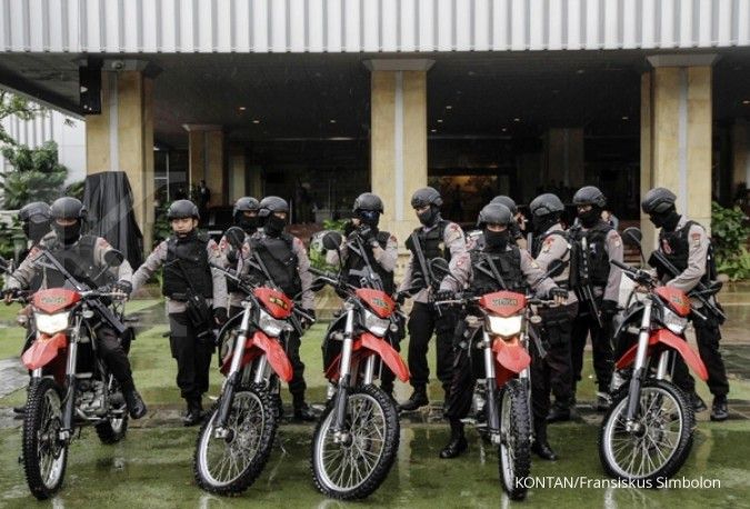 Antisipasi demo, Brimob Binjai terbang ke Jakarta
