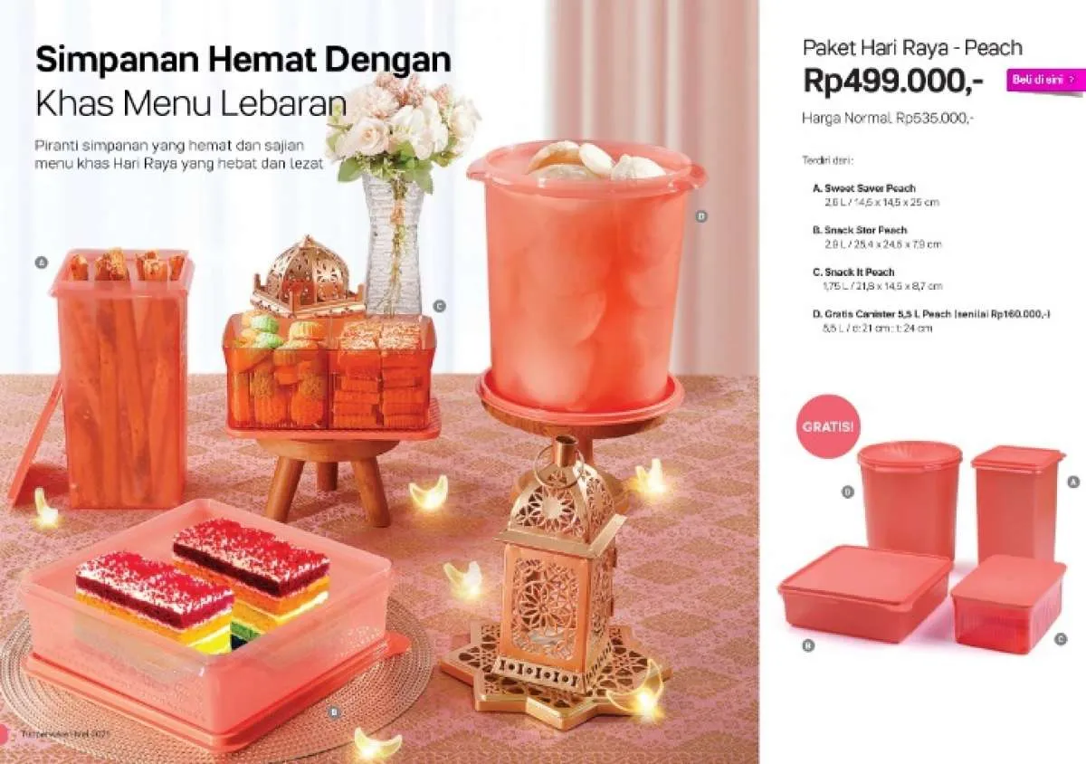 Katalog promo Tupperware Mei 2021 baru dimulai, ada beragam diskon & produk gratis