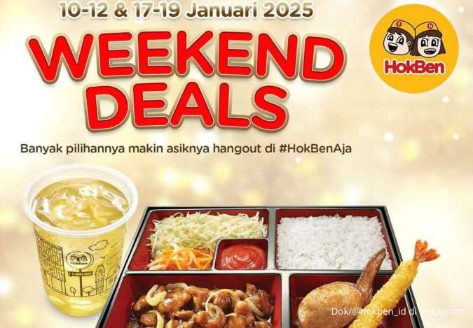 Promo HokBen Weekend 17-19 Januari 2025, Banyak Pilihan Makan Berdua Mulai Hari Ini