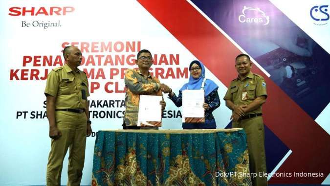  Sharp Indonesia Dukung Program Revitalisasi SMK Pemprov DKI Jakarta 