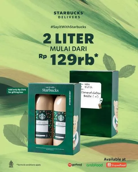 Promo Starbucks 2 L Kopi Harga Hemat