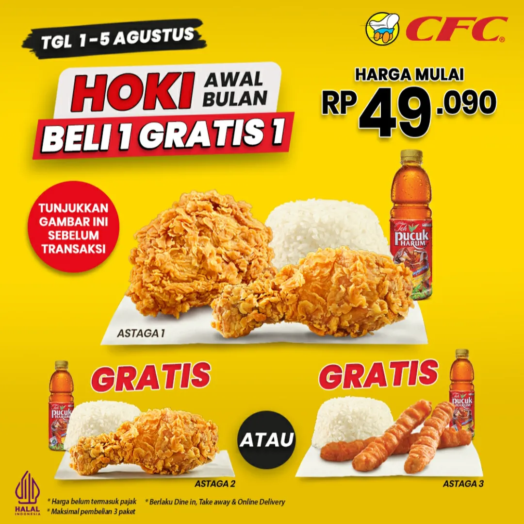 Promo CFC Awal Agustus 2024 edisi Kemerdekaan Indonesia