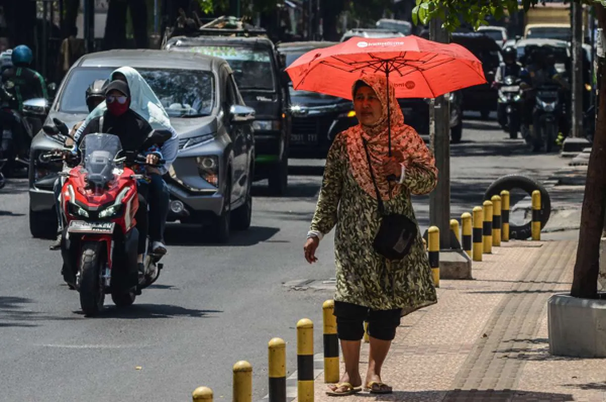 Cuaca panas menerjang, Ini daerah dengan suhu tertinggi