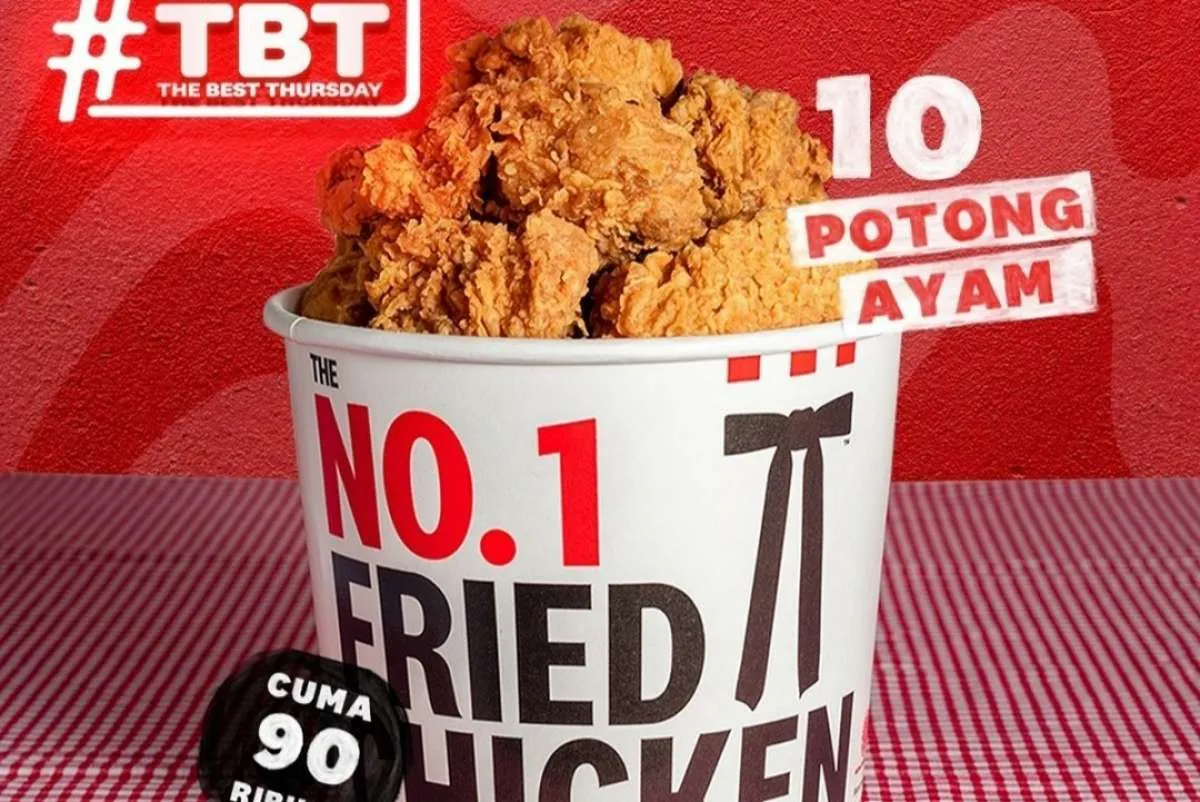 Spesial Promo 11.11 KFC! The Best Thursday TBT Dapat 10 Ayam Hanya Rp 90.000