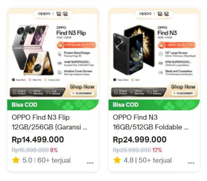 Daftar Promo 12.12 HP OPPO Terbaru: Harga OPPO Reno11 Pro Turun Rp 2 Juta