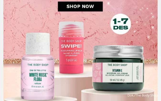 Promo The Body Shop Super Beauty Week 1-7 Desember 2025, Parfum-Face Wash Diskon 50%