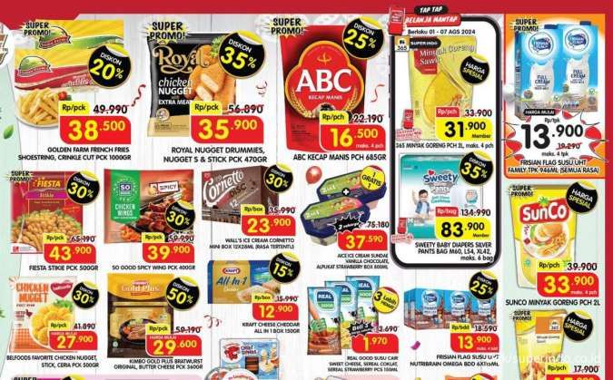 Promo Superindo Hari Ini Periode 2-4 Agustus 2024, Es Krim Aice Box Beli 1 Gratis 1