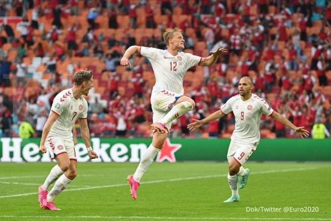 Hasil Euro 2020 di babak 16 besar: Italia gandeng Denmark ke perempat final