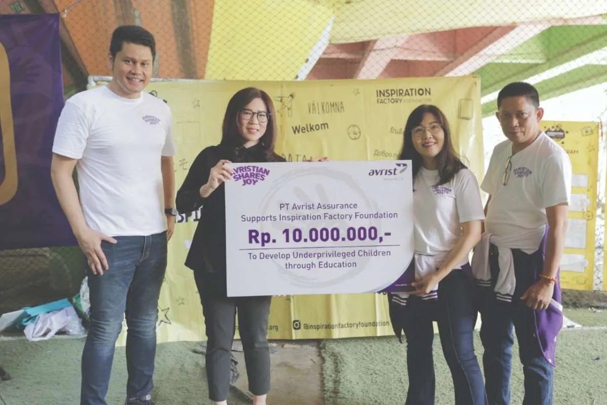 Avrist Berbagi Kebahagiaan dan Ilmu dengan Anak-Anak Jembatan Tiga Pluit