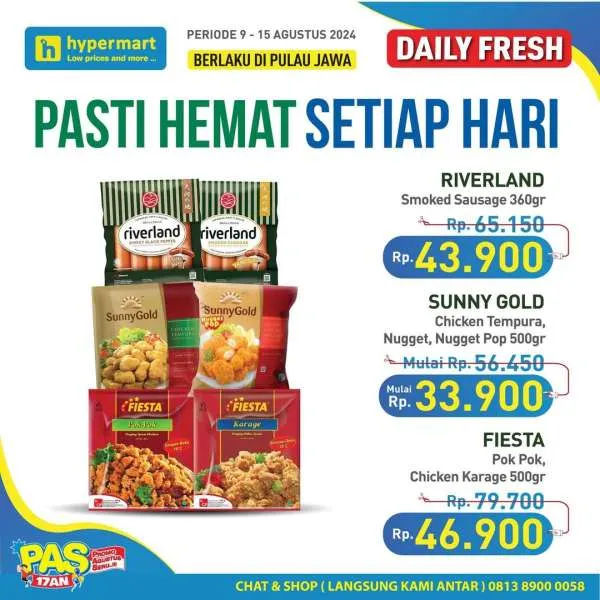 Promo JSM Hypermart Hyper Diskon Weekend Periode 9-12 Agustus 2024