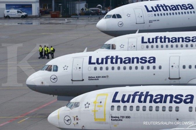 35 Penerbangan Lufthansa dibatalkan, Minggu