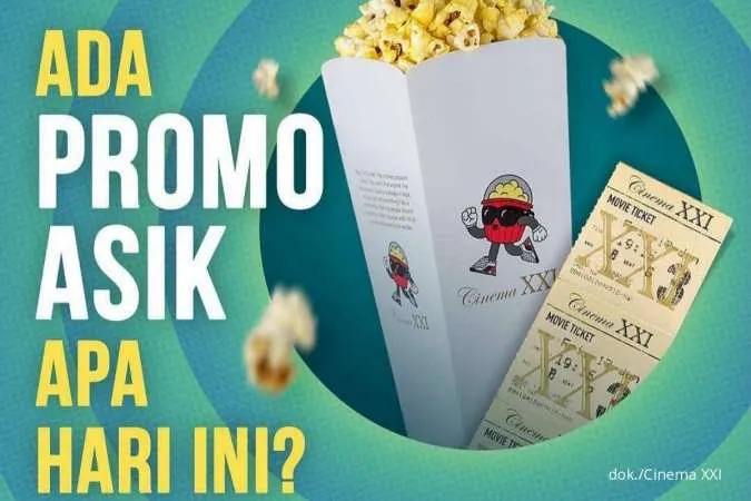 Promo Cinema XXI 20 dan 27 Mei 2022, Buy 1 Get 1 Setiap Jumat Pakai Bank BJB