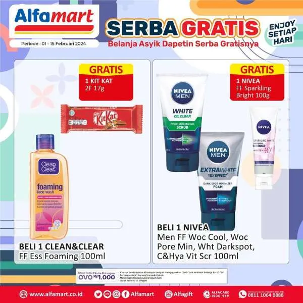 Promo Alfamart Serba Gratis Periode 1-15 Februari 2024