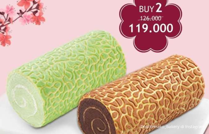 Promo Mako Bakery 23 Juni 2024, Long Cakes Beli 2 Lebih Murah Berakhir Hari Ini