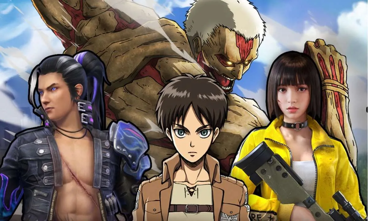 Armored dan Attack Titan bakal muncul di kolaborasi Free Fire X Attack on Titan?