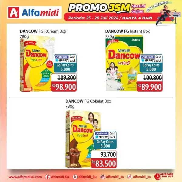 Promo JSM Alfamidi Hanya 4 Hari Spesial Gajian Periode 25-28 Juli 2024