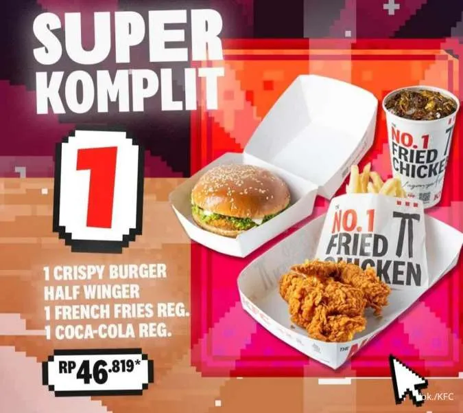 KFC Menu Super Komplit