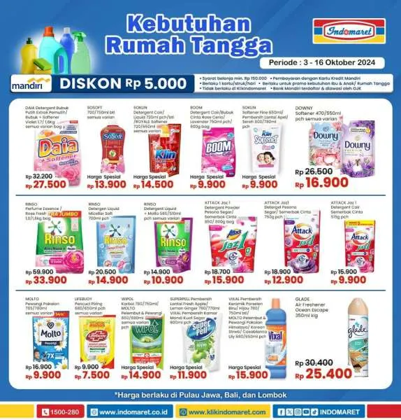 Promo Indomaret Super Hemat Periode 3-16 Oktober 2024