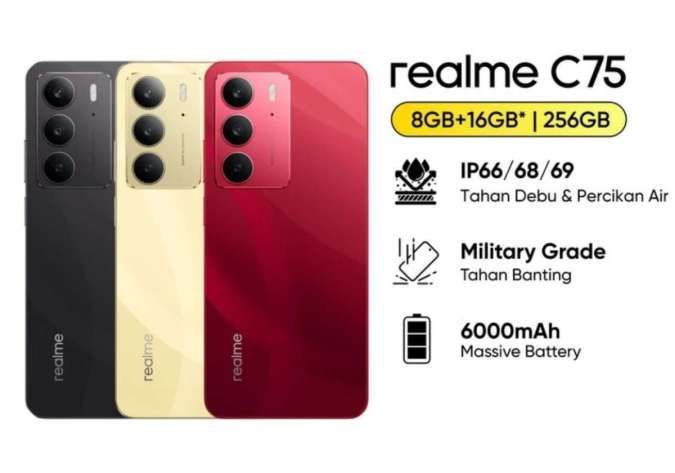 Lebih Bagus Realme C75 atau OPPO A60? Mari Simak Spesifikasinya