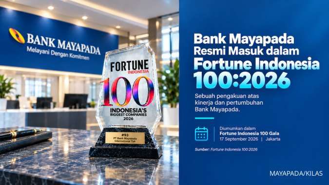 Bank Mayapada Masuk dalam Fortune Indonesia 100:2026