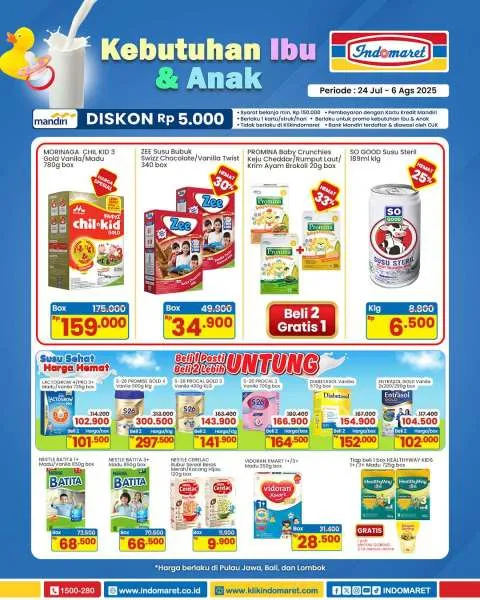 Promo Indomaret Super Hemat Periode 24 Juli-6 Agustus 2025
