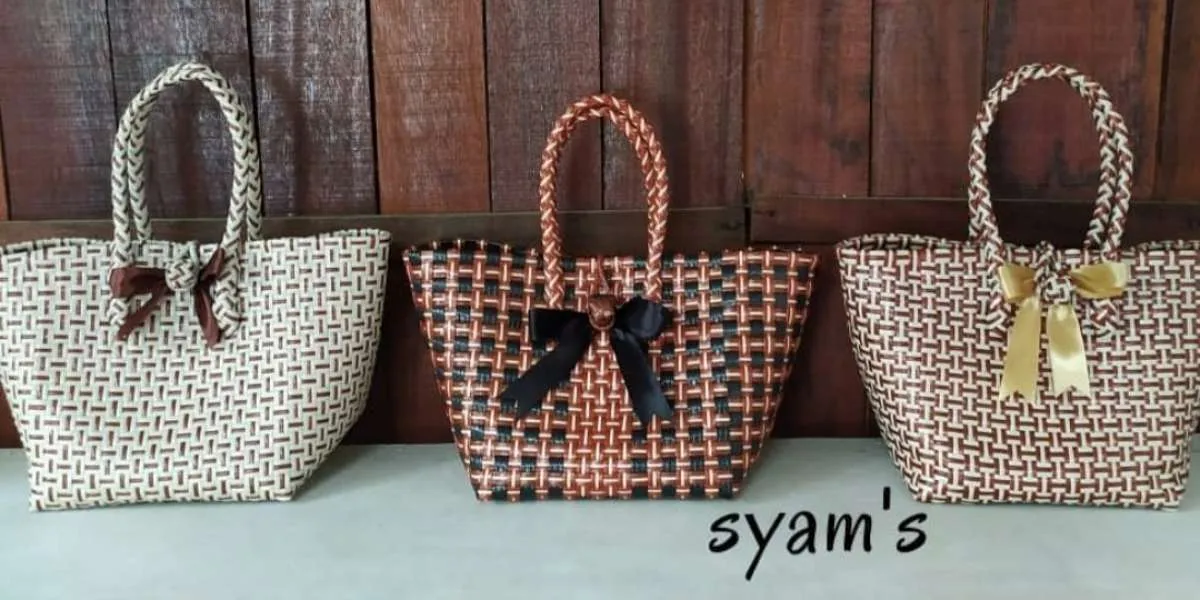 Tas anyaman plastik yang naik daun di kala pandemi