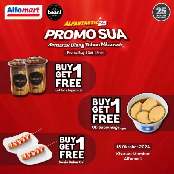 Promo Alfamart Beli 1 Gratis 1 Periode 18 Oktober 2024