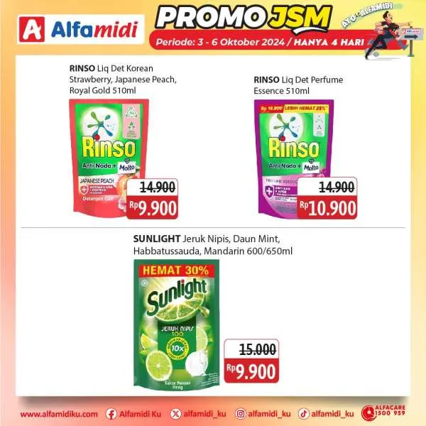 Promo JSM Alfamidi Hanya 4 Hari Periode 3-6 Oktober 2024