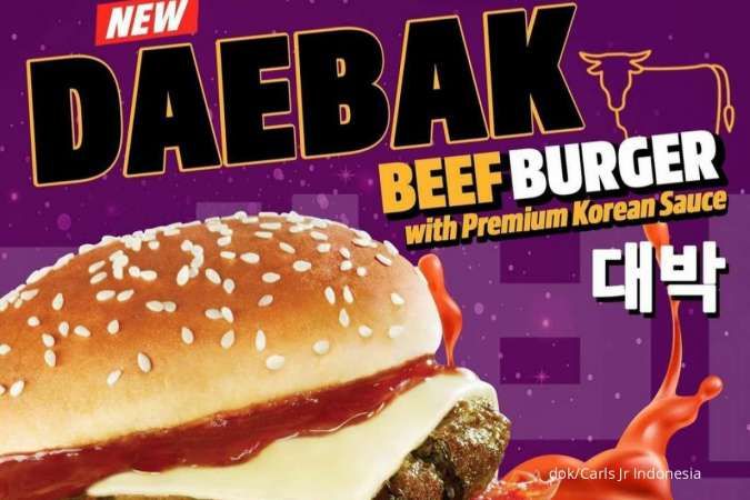 Menu Baru Carls Jr 2022, Ada Daebak Burger Isi Kimchi Segar Saus Korea Rp 31.000