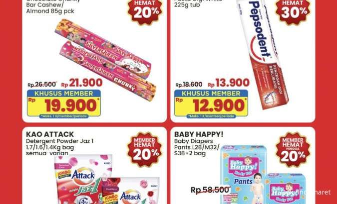 Promo JSM Indomaret Periode 14-16 Februari 2025, Pepsodent-So Klin Diskon 30%