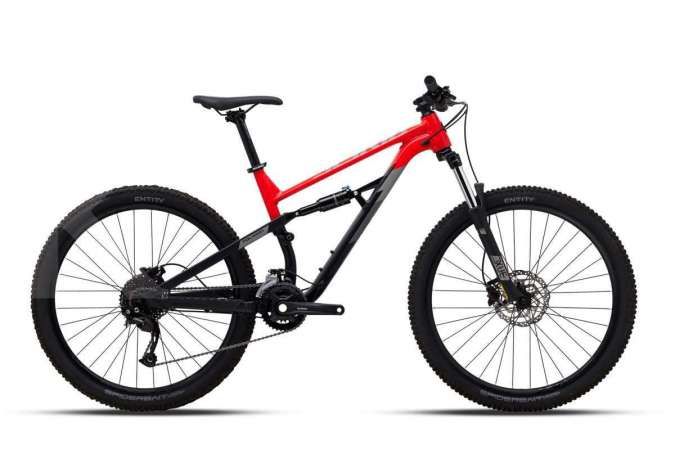 Sepeda gunung Polygon Siskiu D5 - warna baru (Red Black)