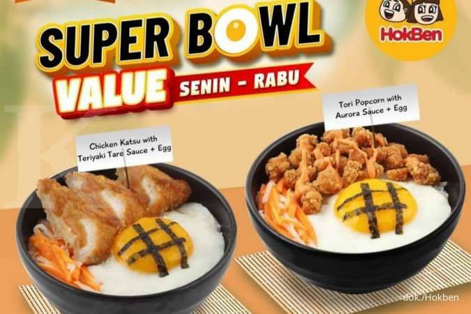Promo Hokben 2 Maret 2022, Super Bowl Value Terbaru Rp 30.000