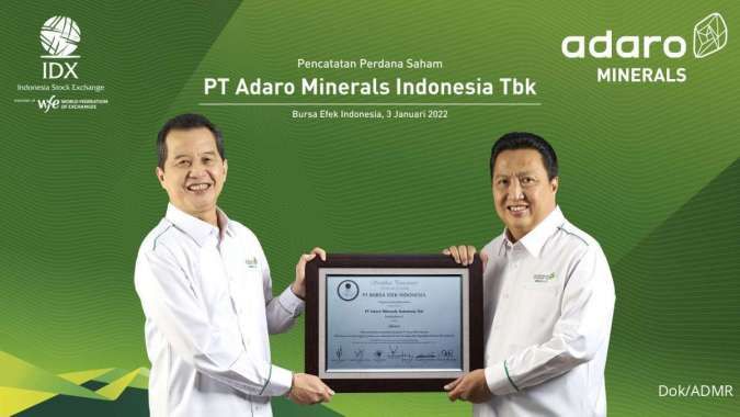 Resmi Melantai, Saham Adaro Mineral (ADMR) Melesat 35% dan Mentok ARA