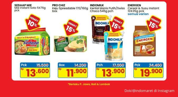 Promo Indomaret Weekend Awal Juli, Mie Sedaap & Indomilk Hemat Sampai 15%