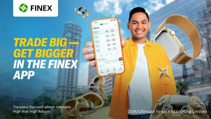 Trading Besar: Promo Peluncuran Aplikasi Finex Tawarkan Hadiah Besar