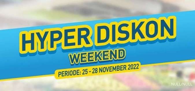 Harga Promo JSM Hypermart 25-28 November 2022, Katalog Promo Hyper Diskon Weekend