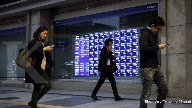 Nikkei lompat ke atas 15.000, bursa Asia sumringah