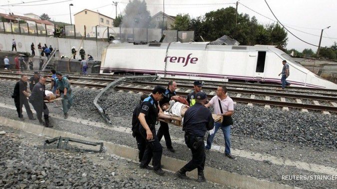 Masinis diinvestigasi atas tragedi kereta Spanyol