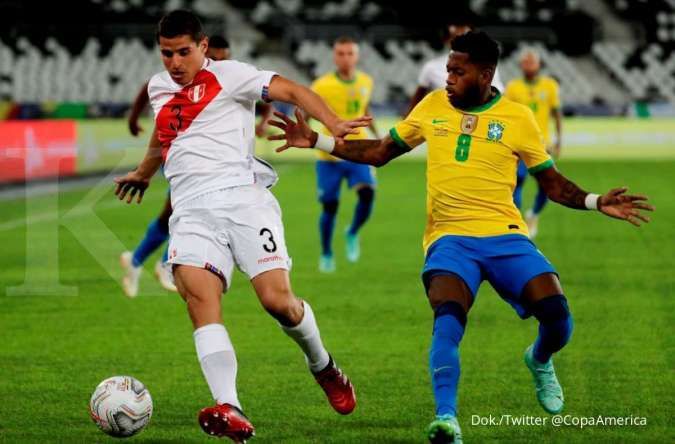 Hasil Copa America 2021 antara Brasil vs Peru di Grup A berakhir 4-0 untuk Selecao