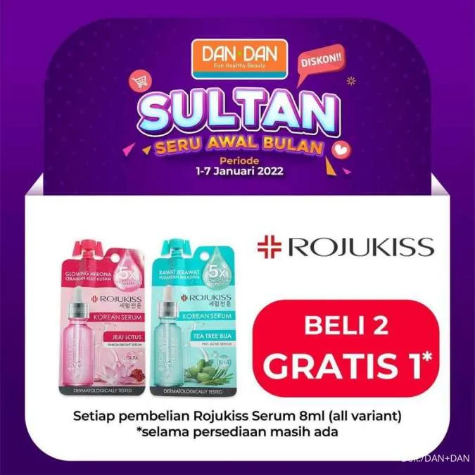 Promo DAN+DAN Sultan (Seru Awal Bulan) 1-7 Januari 2022