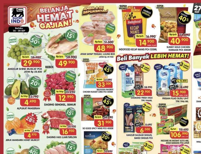 Katalog Promo JSM Superindo Diskon hingga 50% Periode 26-28 September 2025