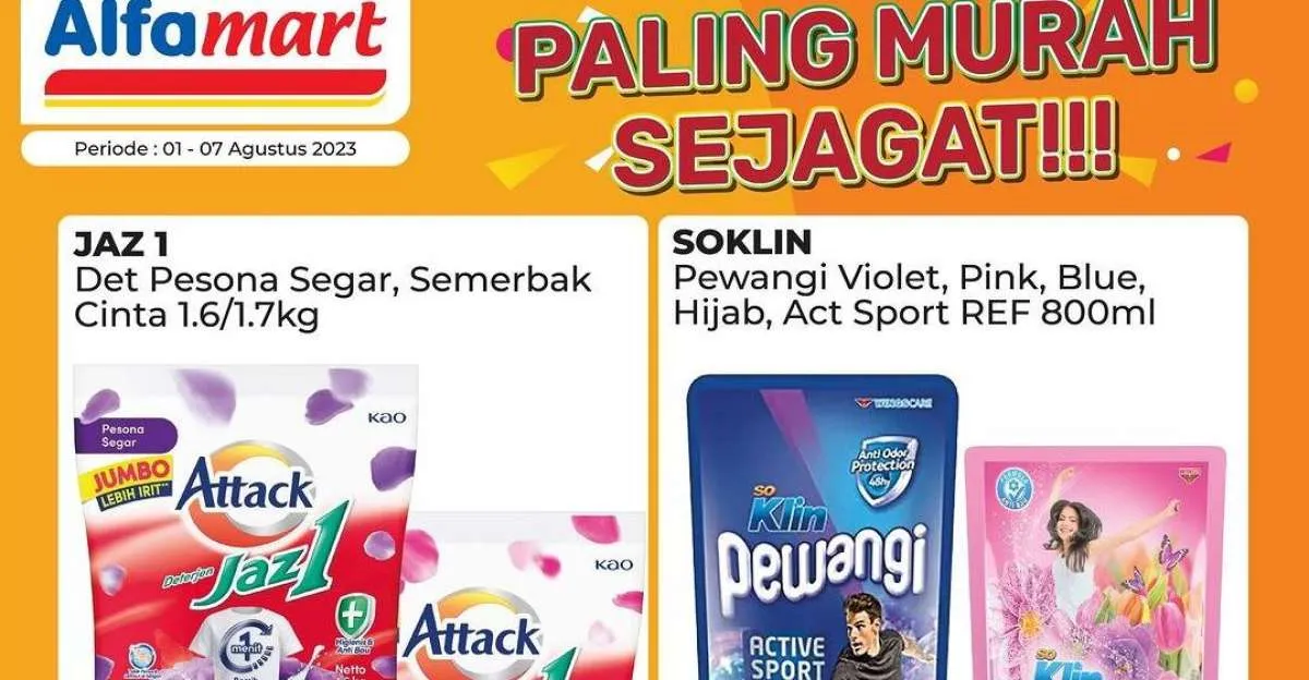 Katalog Harga Promo Alfamart Terbaru 3 Agustus 2023, Promo Paling Murah di Awal Bulan