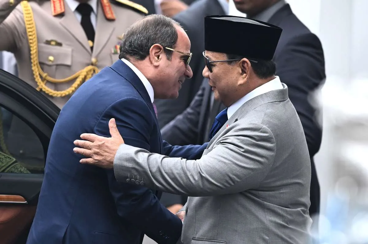 Prabowo Jamu Presiden Mesir El-Sisi, Perkuat Kerja Sama Bilateral